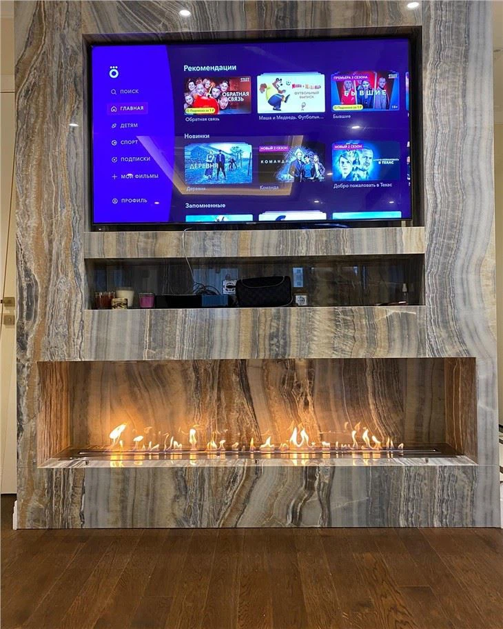 מחמם אש אתנול מקורה