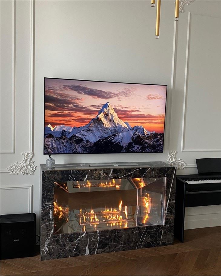 Smart Bioethanol Automatic Linear Fireplace